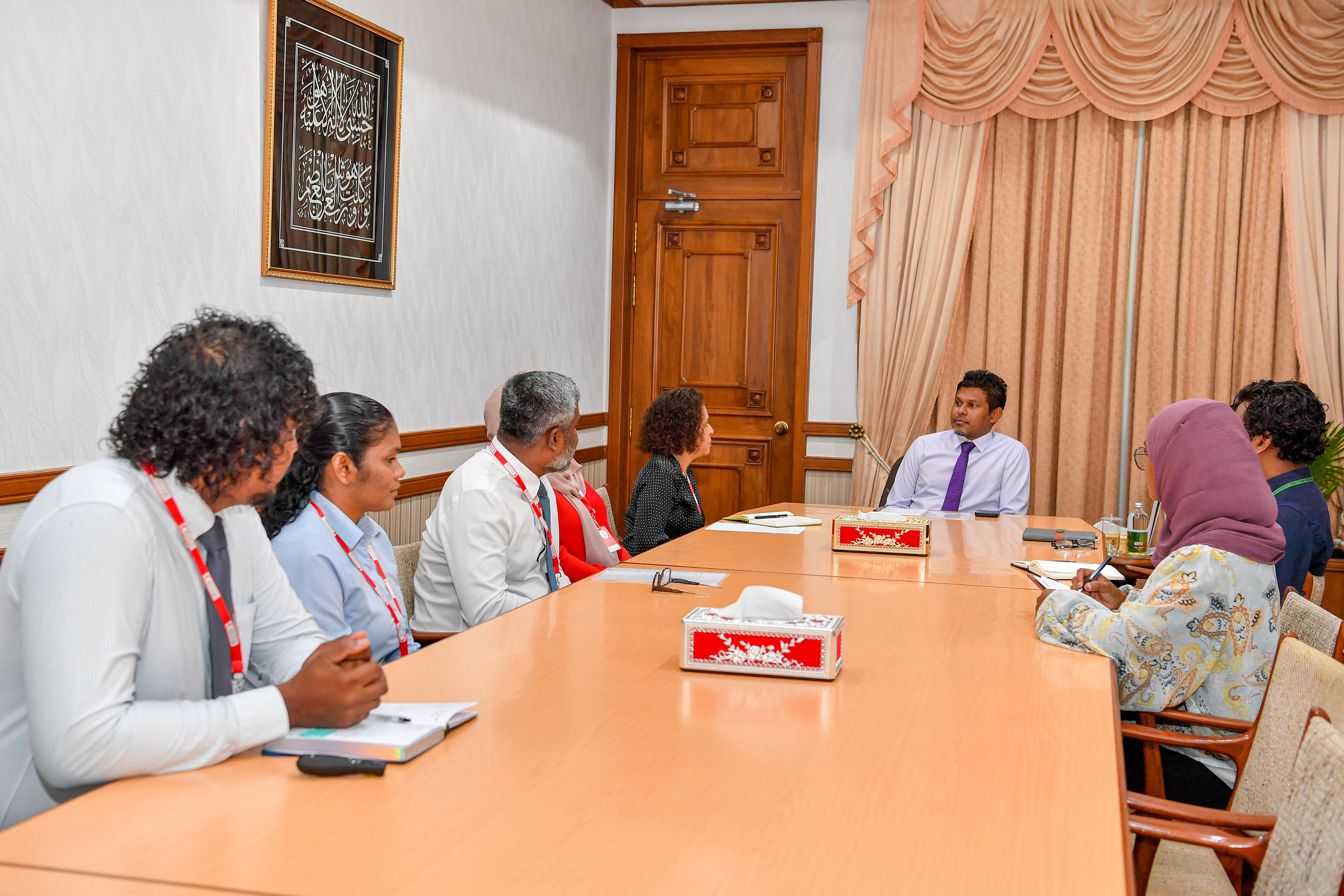 MRC Interim President, SG and Governing Board members meet with Vice President of the Maldives