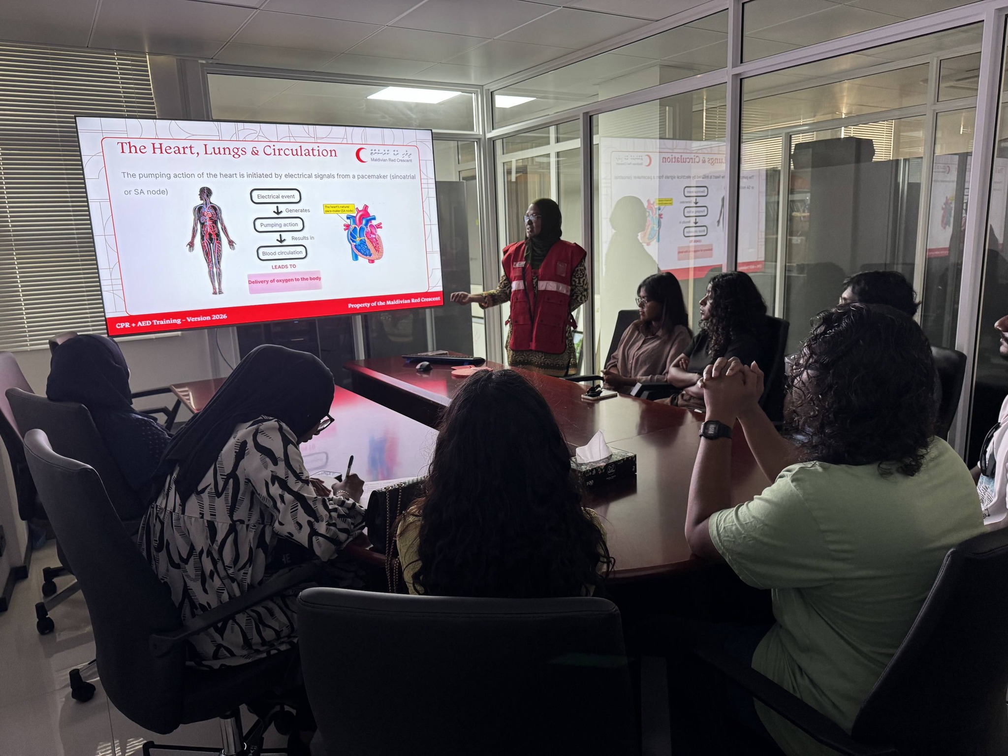 MRC Delivers CPR and AED Training for Maldives Marine Research Institute
